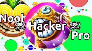 NOOB vs PRO vs HACKER in Agario [upl. by Ikilisav]