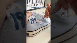 1989 converse embroideryconverse handmadegift [upl. by Trinia]