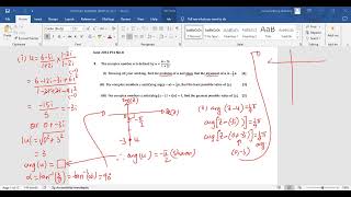 Loci Complex Numbers By Mr K Beharry [upl. by Rudie]