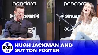 Hugh Jackman amp Sutton Foster Cant Stop Laughing Performing in The Music Man  SiriusXM [upl. by Cora]