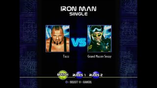 Tazz vs Grand Master Sexay Iron Man [upl. by Leizar]