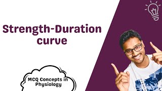 Strength Duration Curve  Rheobase Chronaxie amp Utilisation time  MCQ concepts [upl. by Efi]