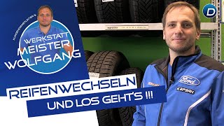 Winterreifen umstecken  Reifen wechseln  Autohaus DannerFiDA [upl. by Ressay]