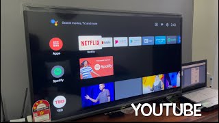 Sharp Aquos 42 Inch Android 9 Full HD LED TV  Unboxing  Setup  1080p Resolution  2TC42BG1X [upl. by Richelle]