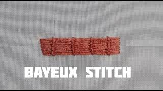 Bayeux Couching Stitch Tutorial Unlocking Historical Embroidery Techniques [upl. by Hakkeber]