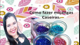 Como fazer miçangas caseiras  RECICLAGEM CRIATIVA  CICERA CRIATIVA [upl. by Aenneea572]