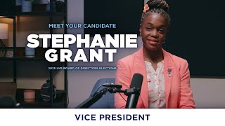 Meet The Candidates Vice President  Stephanie Grant [upl. by Bone884]