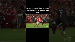 TODOS LOS GOLES DE MESSI EN CHAMPIONS PT14 goat messi football argentina championsleague goals [upl. by Yona]