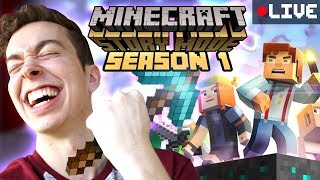 You Made Me Play This  Minecraft Story Mode Season 1 [upl. by Akcira67]