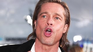 Brad Pitt Reacts To Jennifer Aniston Reunion Going Viral [upl. by Roye]