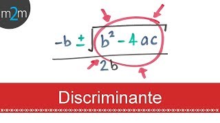 Discriminante de una ecuación cuadrática │ ejercicio 1 [upl. by Herminia]