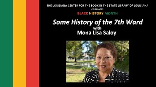 Some History of the 7th Ward with Mona Lisa Saloy [upl. by Puttergill]