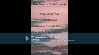 Best Songs of David Pomeranz [upl. by Melisse]