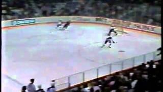 Wayne Gretzky beats Gordie Howes points record  local Edmonton TV coverage part 1 [upl. by Caravette766]