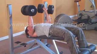 10° Decline Neutral Grip Dumbbell Press [upl. by Yahsan]