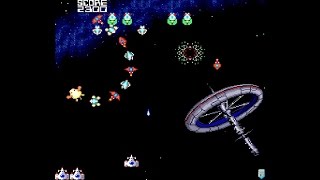 Galaga 88  TurboGrafx16 60fps Gameplay [upl. by Hatnamas]