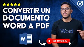 Cómo CONVERTIR UN DOCUMENTO Word a PDF  ​📃​ Crear PDF sin Instalar Programas ​​📃​ [upl. by Nanine143]