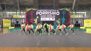 46 Gimnasio EL Lago Hip Hop Juvenil Fem  Inder 2015 lunes [upl. by Nilde]