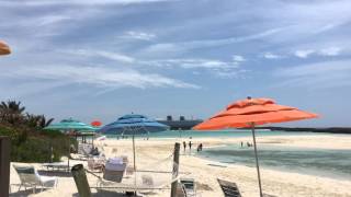 Castaway Cay Family Beach Cabana 19  Time Lapse [upl. by Allison214]