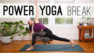 Power Yoga Break  Yoga For Weight Loss  Yoga With Adriene [upl. by Towbin785]