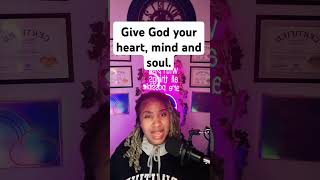 Give God your heart mind and soul allsoulsmatter coachapril faith [upl. by Wanids]