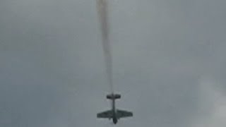 Pilot Killed in Wisconsin Air Show Crash [upl. by Ahsekram765]