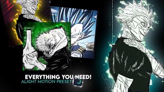 Alight Motion editing pack  anime preset alight motion [upl. by Strait]