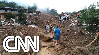 Chuvas em Petrópolis RJ deixam ao menos 152 mortos  CNN DOMINGO [upl. by Htebezile]