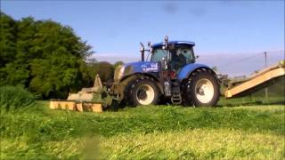 New Holland T 7270 mäht Grünroggen Sound [upl. by Anaoy]