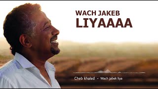 Cheb khaled  Wach jabek liya  Lyrics [upl. by Nesila]