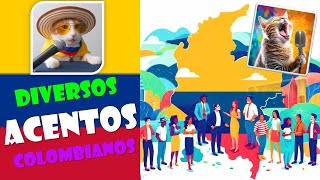 ACENTOS DE COLOMBIA quotDIVERSIDADquot DialectosColombianos Colombianismos [upl. by Emsmus271]