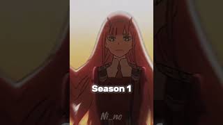 Darling in the franxx season 2 😢  anime animeedit animeshorts animefyp darlinginthefranxx [upl. by Ralyt]