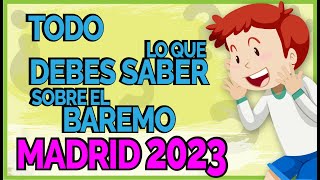 ⚠ TODO lo que debes saber sobre el baremo de las oposiciones de Secundaria en MADRID 2023 [upl. by Prima]