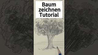 Baum zeichnen Tutorial  Zeichne in nur wenigen Schritten deinen eigenen Baum zeichnenlernen [upl. by Shiekh247]