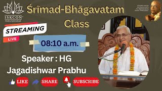 Srimad Bhagavatam Class  SB 515  HG Jagadishwar Prabhu  16112024  ISKCON Abids Hyderabad [upl. by Leiruh]