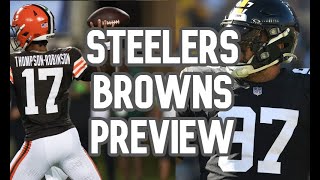 Steelers Vs Browns Preview  Prediction [upl. by Nabatse]