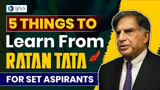 Learn from the BEST 5 Important Things to Learn from Ratan Tata  Watch Now [upl. by Tanitansy]