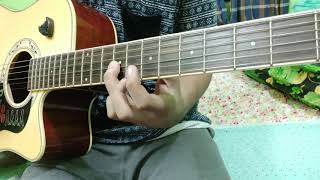 Nesha  Arman Alif Full Song Guitar Tutorial with Guitar LeadSolo [upl. by Eleahcim]