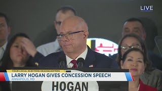 Larry Hogan gives concession speech [upl. by Owen]