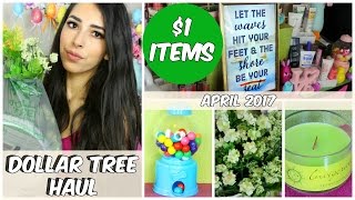 DOLLAR TREE HAUL APRIL 2017 [upl. by Thetisa]