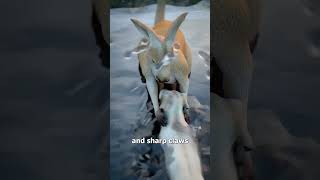 How Kangaroos Drown Dogs 😱 kangaroo Dogs shorts vira zackdfilms [upl. by Anneg594]