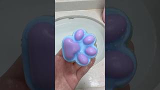 Let’s demould rainbow cat’s paw squishy stressrelief diycraft handmade satisfying satisfy [upl. by Ycnay]