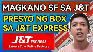 JampT EXPRESS SHIPPING FEE RATES SA NCR  PRESYO NG BOX SA JampT EXPRESS [upl. by Llevrac]