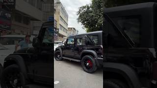 Alloys upgrade in Thar Roxx😰😱 trending car reels automobile yt thar travel funny gaming [upl. by Brannon208]