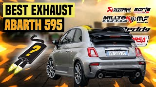 Abarth 595 Exhaust Sound 🔥 StockAkrapovicUpgradeSystemComparisonReviewAccelerationCapristo [upl. by Prakash]