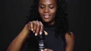 How to Get a Fuller Hairline by Applying Toppik Hair Building Fibers Featuring Noellie [upl. by Akimit]