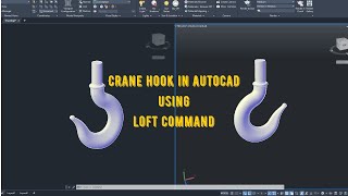 Autocad tutorials  Exercise 23 Crane hook in Autocad [upl. by Adrahs]