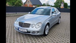 MERCEDES E200  18 kompressor  184KM  2007r [upl. by Arykahs328]