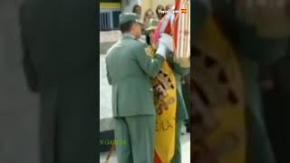 Cuando el Coronel Alemán Artiles Entregó el Mando y la Bandera del Tercio al Coronel Llago [upl. by Tien]