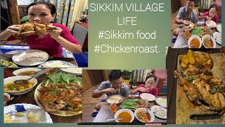 Sikkim village life sikkimfood chicken roast [upl. by Pantin273]